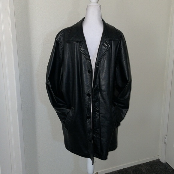 Mens Wilsons leather jacket- M Julian size Large - Picture 1 of 16
